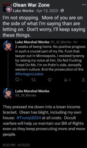 luke wenke facebook screenshot ryan obsession victim 1 2023